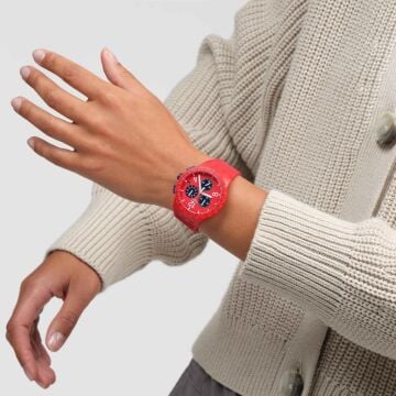 Swatch SUSR407 PRIMARILY RED Kol Saati