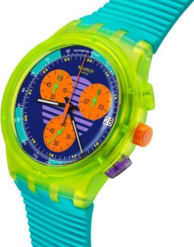 Swatch SUSJ404 SWATCH NEON WAVE Kol Saati