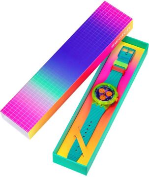 Swatch SUSJ404 SWATCH NEON WAVE Kol Saati