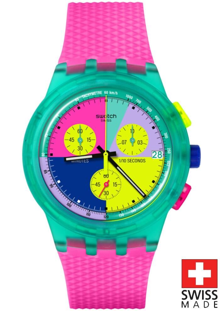 Swatch SUSG408 SWATCH NEON FLASH ARROW Kol Saati