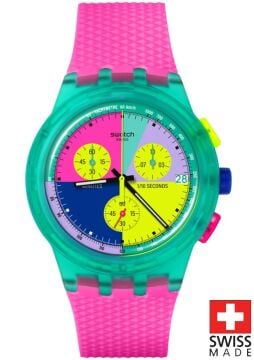 Swatch SUSG408 SWATCH NEON FLASH ARROW Kol Saati