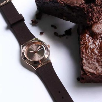 Swatch YLG701 BROWNEE Kol Saati