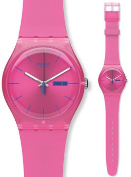 Swatch SUOP700 PINK REBEL Kol Saati
