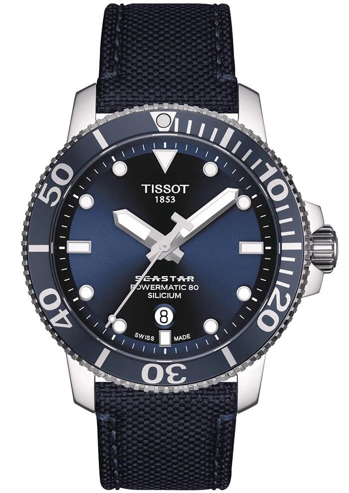 Tissot SEASTAR 1000 POWERMATİC 80 SİLİSYUM T120.407.17.041.01 Erkek Kol Saati