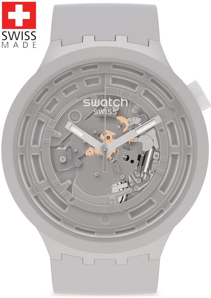 Swatch SB03M100 C-GREY BIG BOLD BIOCERAMIC Kol Saati