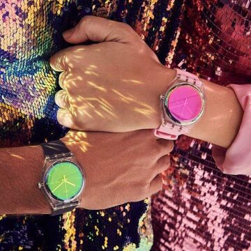 Swatch SUOK712 POLAPURPLE Kol Saati