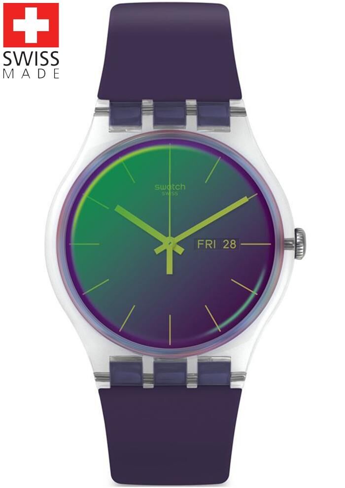 Swatch SUOK712 POLAPURPLE Kol Saati