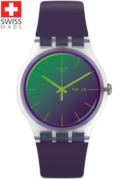 Swatch SUOK712 POLAPURPLE Kol Saati