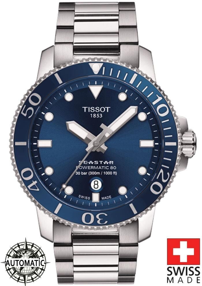 Tissot SEASTAR 1000 POWERMATİC 80 T120.407.11.041.03 Erkek Kol Saati