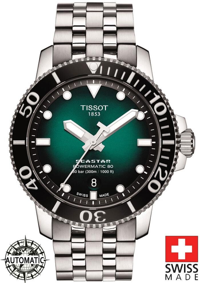 Tissot SEASTAR 1000 POWERMATİC [43mm] T120.407.11.091.01 Erkek Kol Saati