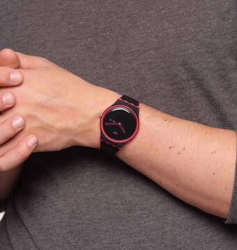 Swatch SO29P700 MINIMAL LINE PINK Kol Saati