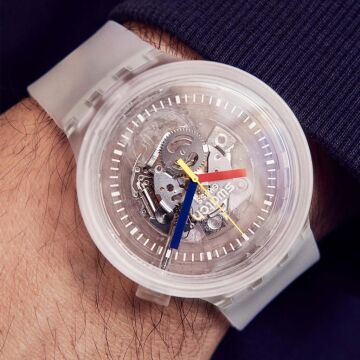 Swatch SO27E100 BIG BOLD JELLYFISH Kol Saati