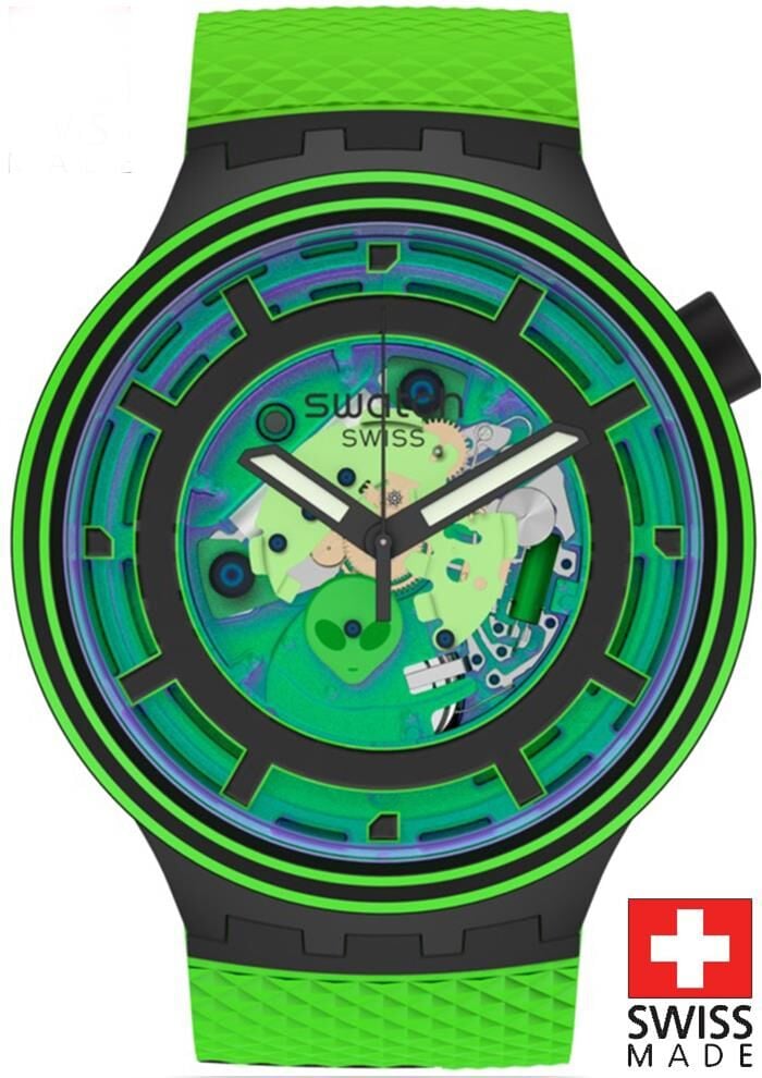 Swatch SB01B125 COME IN PEACE Kol Saati