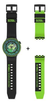 Swatch SB01B125 COME IN PEACE Kol Saati