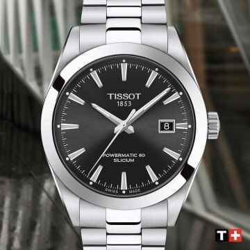 Tissot GENTLEMAN POWERMATİC 80 SİLİCİUM T127.407.11.051.00 Erkek Kol Saati