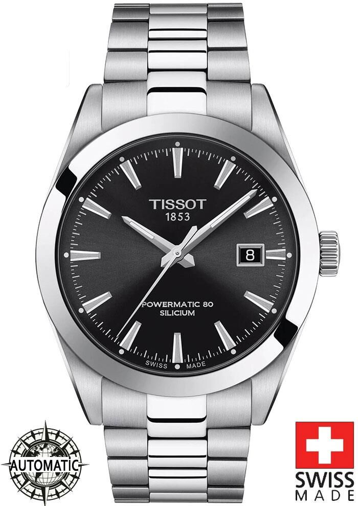 Tissot GENTLEMAN POWERMATİC 80 SİLİCİUM T127.407.11.051.00 Erkek Kol Saati