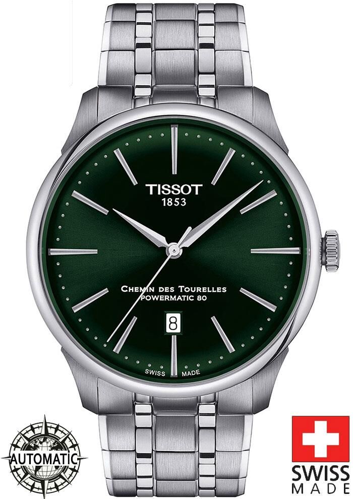 Tissot CHEMİN DES TOURELLES POWERMATİC 80 [42mm]  T139.407.11.091.00 Erkek Kol Saati