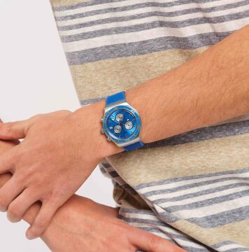 Swatch YVS485 BLUE IS ALL Kol Saati