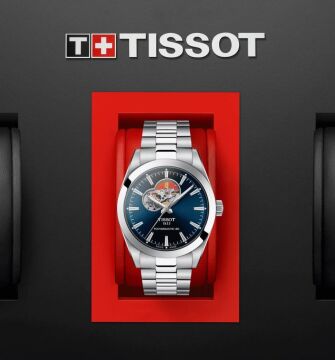 Tissot GENTLEMAN POWERMATIC 80 OPEN HEART T127.407.11.041.01 Erkek Kol Saati