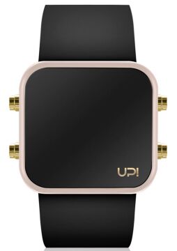 Up Watch 1603 LED MİNİ GOLD POWDER&BLACK Kol Saati