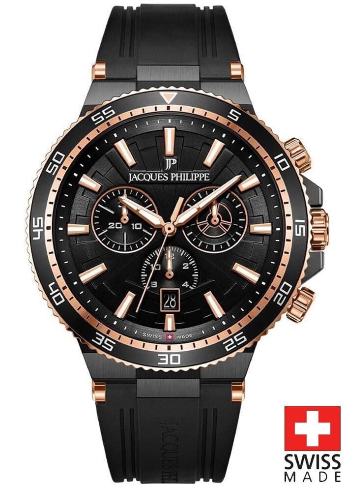 Jacques Philippe JPQGC447411SBR [43mm] Erkek Kol Saati