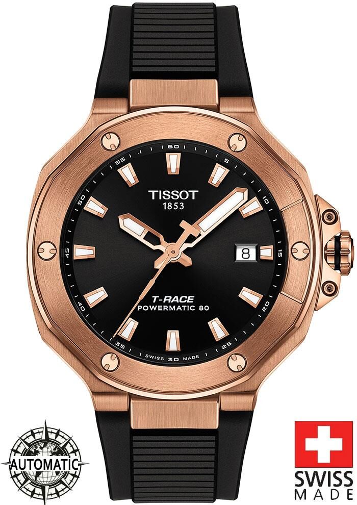 Tissot T-RACE POWERMATİC 80 T141.807.37.051.00 Erkek Kol Saati