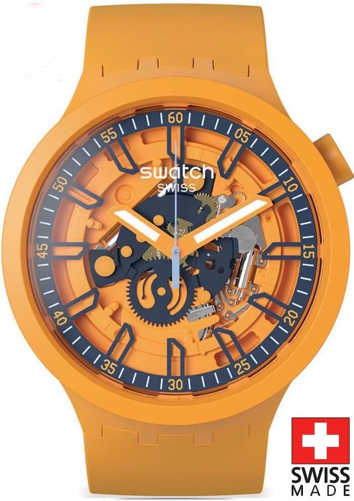 Swatch SB01O101 FRESH ORANGE Kol Saati