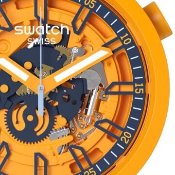 Swatch SB01O101 FRESH ORANGE Kol Saati