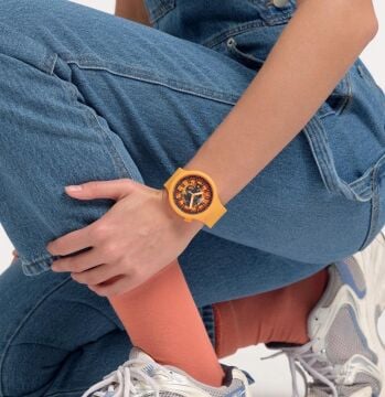 Swatch SB01O101 FRESH ORANGE Kol Saati