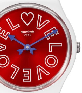 Swatch SO28W109 PUREST LOVE Kol Saati