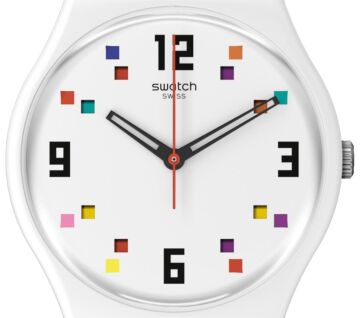 Swatch SO28W700 MERRY-GO-ROUND SQUARES Kol Saati
