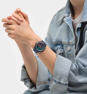 Swatch SO29N708 FADE TO TEAL Kol Saati