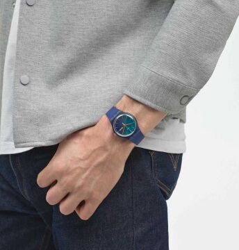 Swatch SO29N708 FADE TO TEAL Kol Saati
