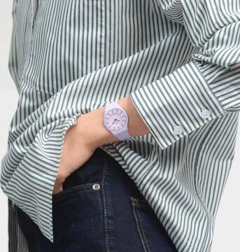 Swatch SS08V107 LA LA LILA Kol Saati