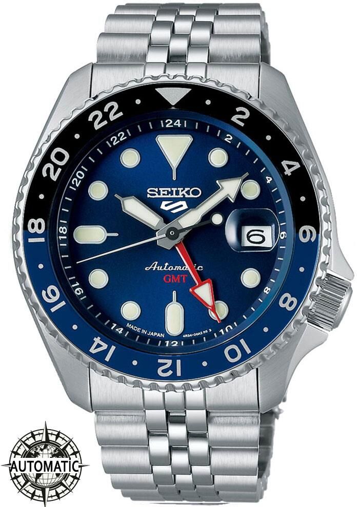 Seiko 5 SSK003J GMT [42,5mm] Automatic Erkek Kol Saati