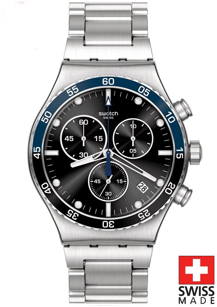 Swatch YVS507G DARK BLUE IRONY Kol Saati