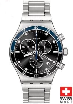 Swatch YVS507G DARK BLUE IRONY Kol Saati