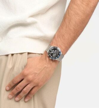 Swatch YVS507G DARK BLUE IRONY Kol Saati