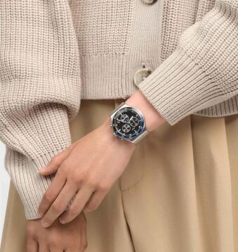 Swatch YVS507G DARK BLUE IRONY Kol Saati