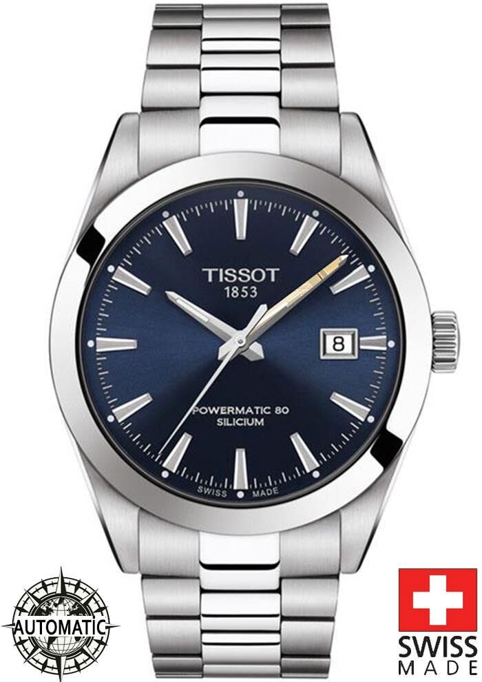 Tissot GENTLEMAN POWERMATİC 80 SİLİCİUM T127.407.11.041.00 Erkek Kol Saati