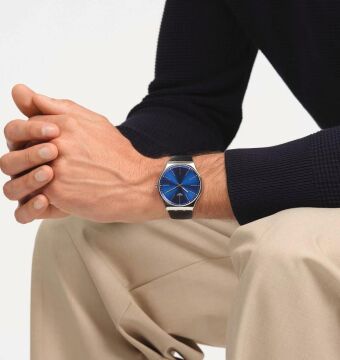 Swatch SS07S125 FORMAL BLUE 42 Kol Saati