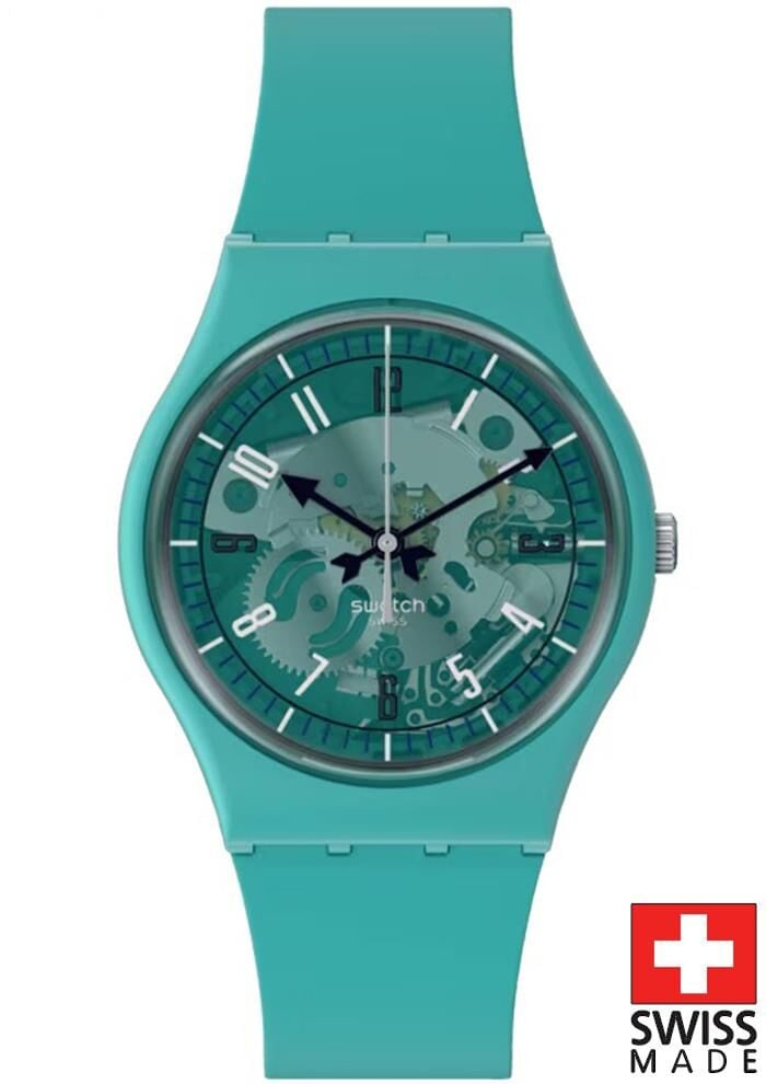Swatch SO28G108 PHOTONIC TURQUOISE Kol Saati