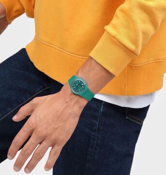 Swatch SO28G108 PHOTONIC TURQUOISE Kol Saati