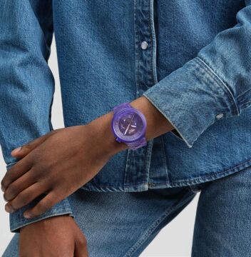 Swatch SB05V103 PURPLE JOY Kol Saati