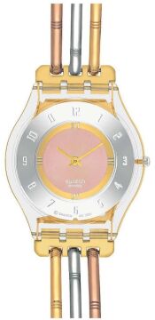 Swatch SS08K101B TRI-GOLD AGAIN Kol Saati