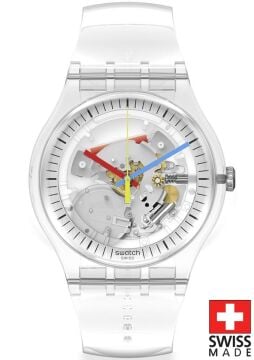 Swatch SO29K100-S06 CLEARLY NEW GENT Kol Saati