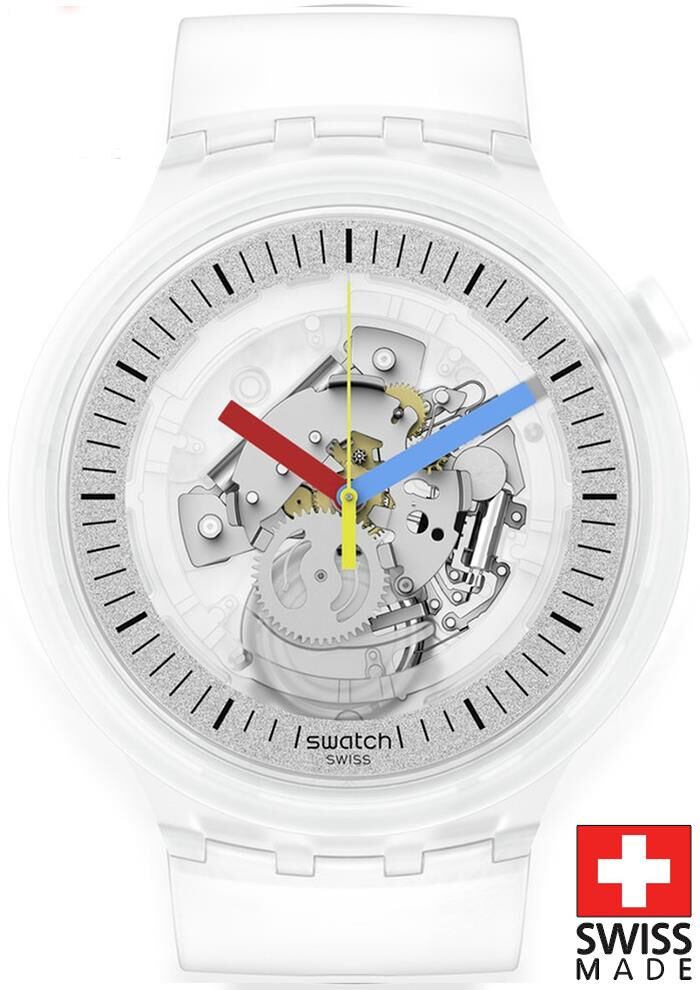 Swatch SB01K100 CLEARLY BOLD Kol Saati