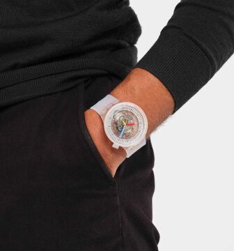 Swatch SB01K100 CLEARLY BOLD Kol Saati