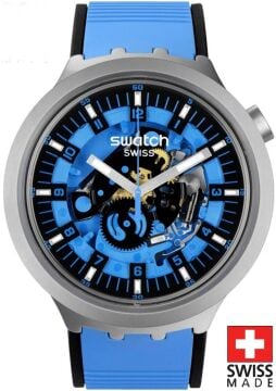 Swatch SB07S106 AZURE BLUE DAZE Kol Saati