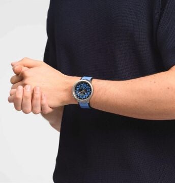 Swatch SB07S106 AZURE BLUE DAZE Kol Saati